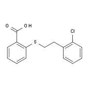 2-{[2-(2-Chlorophenyl)ethyl]thio}benzoic acid