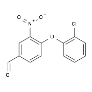 4-(2-Chlorophenoxy)-3-nitrobenzenecarbaldehyde