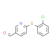 6-[(2-Chlorophenyl)sulfanyl]nicotinaldehyde