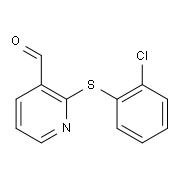 2-[(2-Chlorophenyl)sulfanyl]nicotinaldehyde