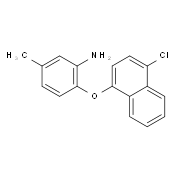 2-[(4-Chloro-1-naphthyl)oxy]-5-methylphenylamine