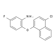 2-[(4-Chloro-1-naphthyl)oxy]-5-fluorophenylamine
