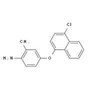 4-[(4-Chloro-1-naphthyl)oxy]-2-methylphenylamine