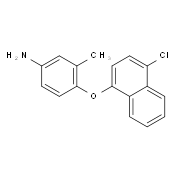 4-[(4-Chloro-1-naphthyl)oxy]-3-methylphenylamine