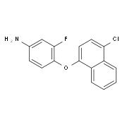 4-[(4-Chloro-1-naphthyl)oxy]-3-fluorophenylamine