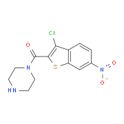 1-[(3-Chloro-6-nitro-1-benzothien-2-yl)carbonyl]-piperazine