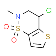 4-Chloro-2-methyl-3,4-dihydro-2H-thieno-[2,3-e][1,2]thiazine 1,1-dioxide