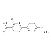 2-Chloro-6-[4-(methylsulfanyl)phenyl]nicotinicacid