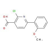 2-Chloro-6-(2-methoxyphenyl)nicotinic acid