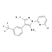 1-(6-Chloro-2-pyridinyl)-3-methyl-4-[3-(trifluoromethyl)phenyl]-1H-pyrazol-5-amine