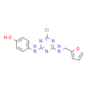 4-{4-Chloro-6-[(furan-2-ylmethyl)-amino]-[1,3,5]-triazin-2-ylamino}-phenol