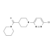 3-Chloro-6-[4-(piperidin-1-ylcarbonyl)piperidin-1-yl]pyridazine