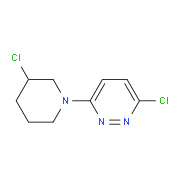 3-chloro-6-(3-chloropiperidin-1-yl)pyridazine