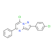 7-Chloro-2-(4-chloro-phenyl)-5-phenyl-pyrazolo[1,5-a]pyrimidine