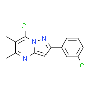 7-Chloro-2-(3-chloro-phenyl)-5,6-dimethyl-pyrazolo[1,5-a]pyrimidine