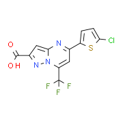 5-(5-Chlorothien-2-yl)-7-(trifluoromethyl)-pyrazolo[1,5-a]pyrimidine-2-carboxylic acid