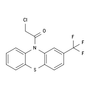 2-Chloro-1-(2-trifluoromethyl-phenothiazin-10-yl)-ethanone