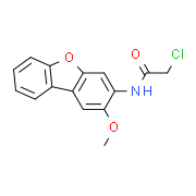 2-Chloro-N-(2-methoxy-dibenzofuran-3-yl)-acetamide