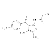 2-Chloro-N-[4,5-dimethyl-3-(4-methyl-benzoyl)-thiophen-2-yl]-acetamide