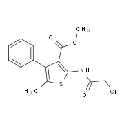 Methyl 2-[(chloroacetyl)amino]-5-methyl-4-phenylthiophene-3-carboxylate