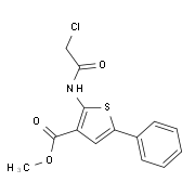 Methyl 2-[(chloroacetyl)amino]-5-phenylthiophene-3-carboxylate