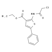 Ethyl 2-[(chloroacetyl)amino]-5-phenylthiophene-3-carboxylate