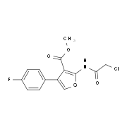 Methyl 2-[(chloroacetyl)amino]-4-(4-fluorophenyl)-thiophene-3-carboxylate