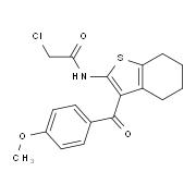 2-Chloro-N-[3-(4-methoxy-benzoyl)-4,5,6,7-tetrahydro-benzo[b]thiophen-2-yl]-acetamide