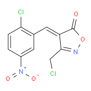 (4E)-3-(Chloromethyl)-4-(2-chloro-5-nitrobenzylidene)isoxazol-5(4H)-one