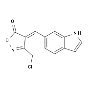 (4E)-3-(Chloromethyl)-4-(1H-indol-6-ylmethylene)-isoxazol-5(4H)-one