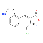 (4E)-3-(Chloromethyl)-4-(1H-indol-4-ylmethylene)-isoxazol-5(4H)-one