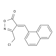 (4E)-3-(Chloromethyl)-4-(1-naphthylmethylene)-isoxazol-5(4H)-one