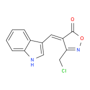 (4E)-3-(Chloromethyl)-4-(1H-indol-3-ylmethylene)-isoxazol-5(4H)-one