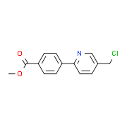Methyl 4-[5-(chloromethyl)-2-pyridinyl]benzenecarboxylate