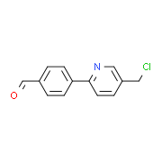 4-[5-(Chloromethyl)-2-pyridinyl]benzenecarbaldehyde