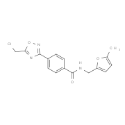 4-[5-(Chloromethyl)-1,2,4-oxadiazol-3-yl]-N-[(5-methyl-2-furyl)methyl]benzamide