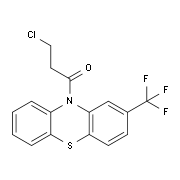 3-Chloro-1-(2-trifluoromethyl-phenothiazin-10-yl)-propan-1-one