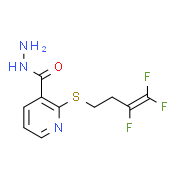 2-[(3,4,4-Trifluoro-3-butenyl)sulfanyl]nicotinohydrazide