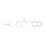 2-(Naphthalen-2-yloxy)-1-piperazin-1-yl-ethanone trifluoroacetate