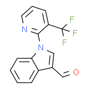 1-[3-(Trifluoromethyl)-2-pyridinyl]-1H-indole-3-carbaldehyde