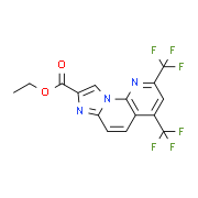 Ethyl 2,4-bis(trifluoromethyl)imidazo[1,2-a][1,8]naphthyridine-8-carboxylate