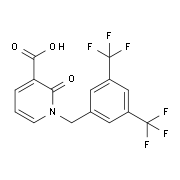 1-[3,5-Bis(trifluoromethyl)benzyl]-2-oxo-1,2-dihydro-3-pyridinecarboxylic acid