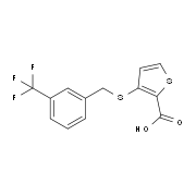 3-{[3-(Trifluoromethyl)benzyl]sulfanyl}-2-thiophenecarboxylic acid