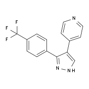 4-{3-[4-(Trifluoromethyl)phenyl]-1H-pyrazol-4-yl}-pyridine