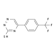 5-[4-(Trifluoromethyl)phenyl]-1,2,4-triazine-3-thiol