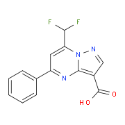 7-(Difluoromethyl)-5-phenylpyrazolo-[1,5-a]pyrimidine-3-carboxylic acid