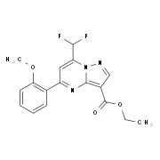 Ethyl 7-(difluoromethyl)-5-(2-methoxyphenyl)-pyrazolo[1,5-a]pyrimidine-3-carboxylate