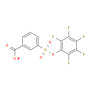 3-[(2,3,4,5,6-Pentafluorophenoxy)sulfonyl]benzenecarboxylic acid