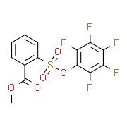 Methyl 2-[(2,3,4,5,6-pentafluorophenoxy)sulfonyl]benzenecarboxylate