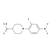1-(2-Fluoro-4-nitrophenyl)piperidine-4-carboxylic acid
